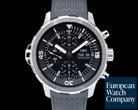 IWC Aquatimer Chronograph Stainless Steel / Black / Rubber